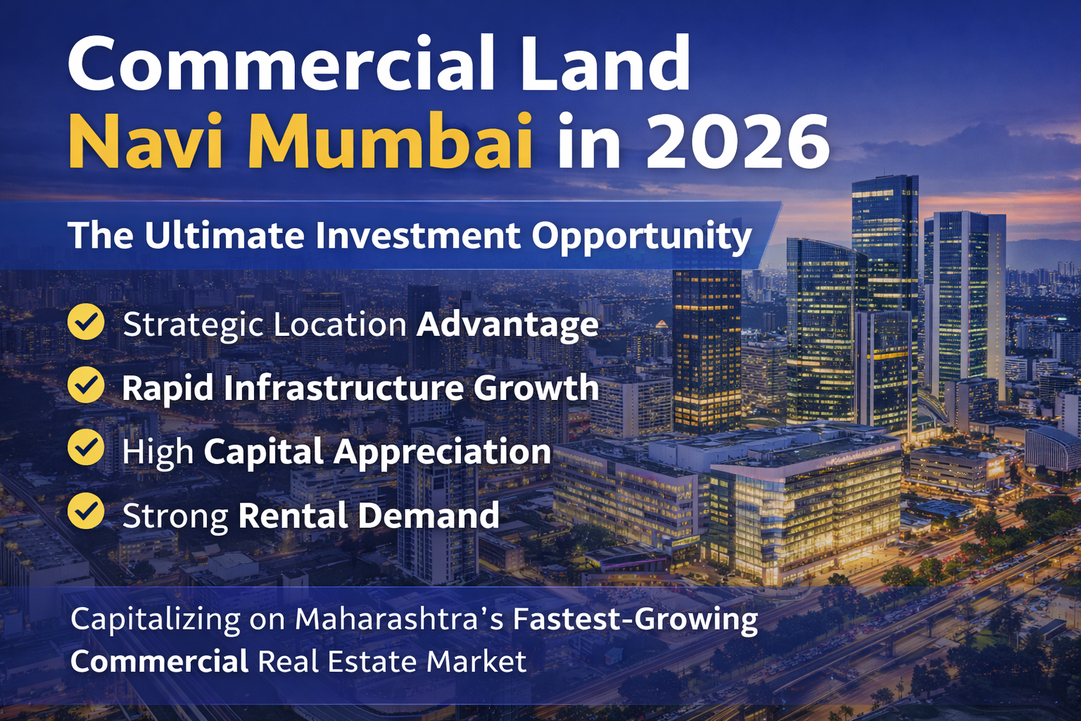 Commercial Land Navi Mumbai in 2026 Commercial Land Navi Mumbai in 2026.